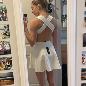 Lulus white mini dress